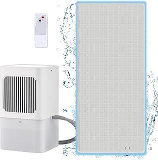 水冷マット冷却マット水循環マット折りたたみ可能な冷感空調氷マット水が流れる冷感ひんやりマット電気冷却マット3段階風速の静音水流マットType C接続口無線リモートコントロール残量表示機能夏の冷却学生寮 防災 災害用 アウトドアキャンプに最適 (シングル)