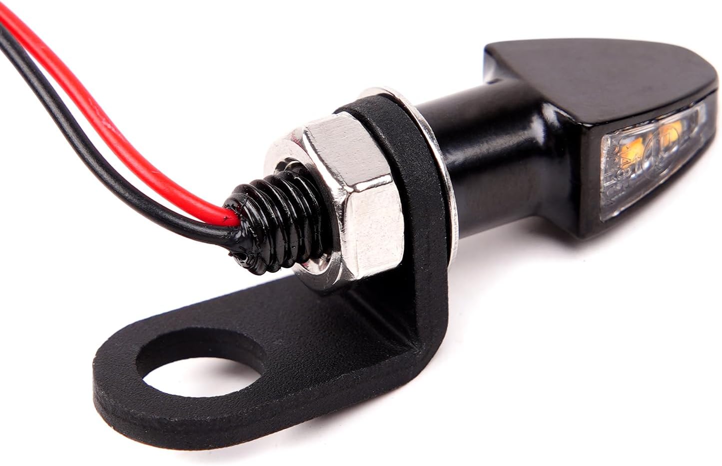 Entrotech Winker Stay M8 M10 Swinker Stay Base Мотоцикл Передний задний Winker Stay Base L-образный черный комплект из 2 предметов, фото 3