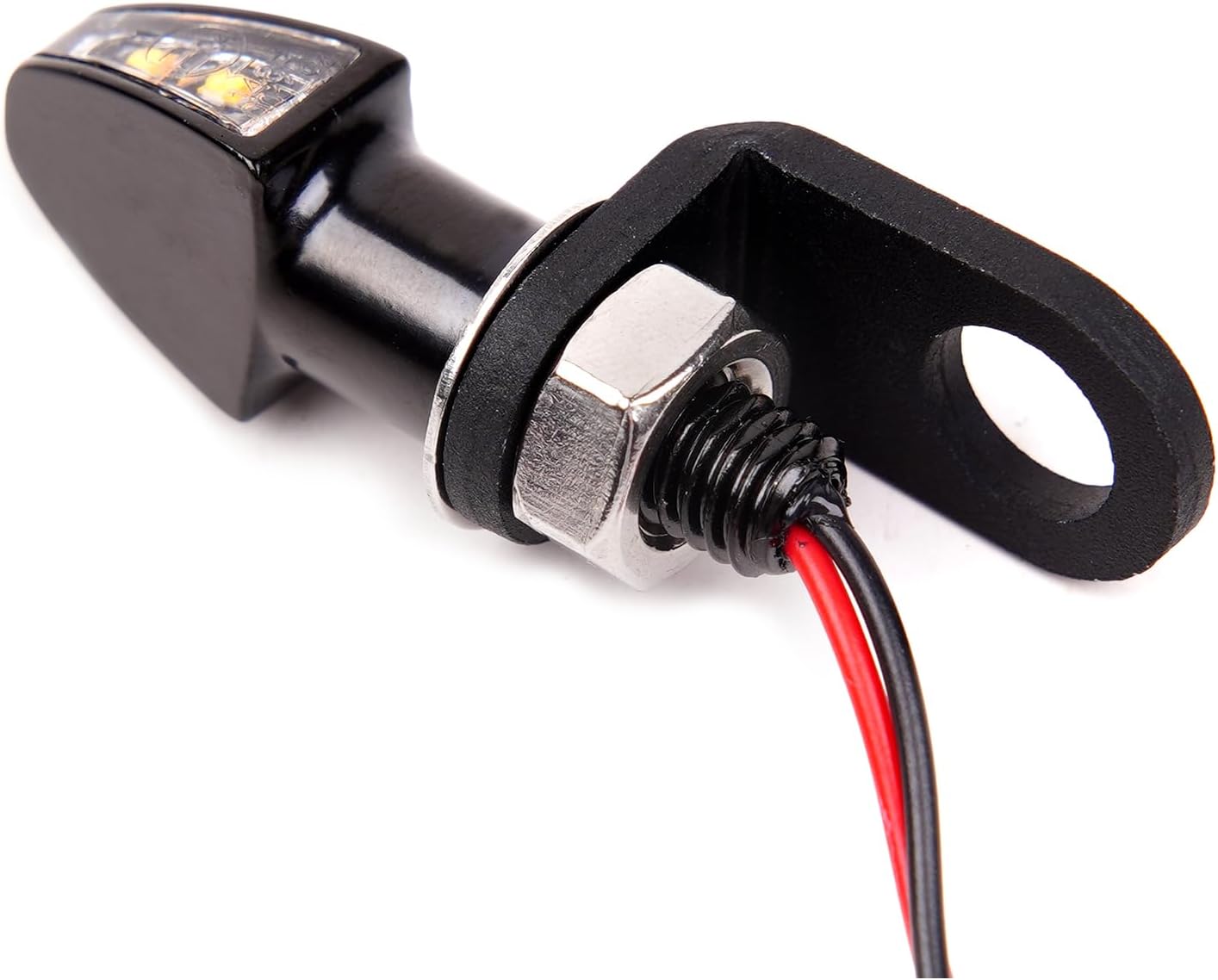 Entrotech Winker Stay M8 M10 Swinker Stay Base Мотоцикл Передний задний Winker Stay Base L-образный черный комплект из 2 предметов, фото 4
