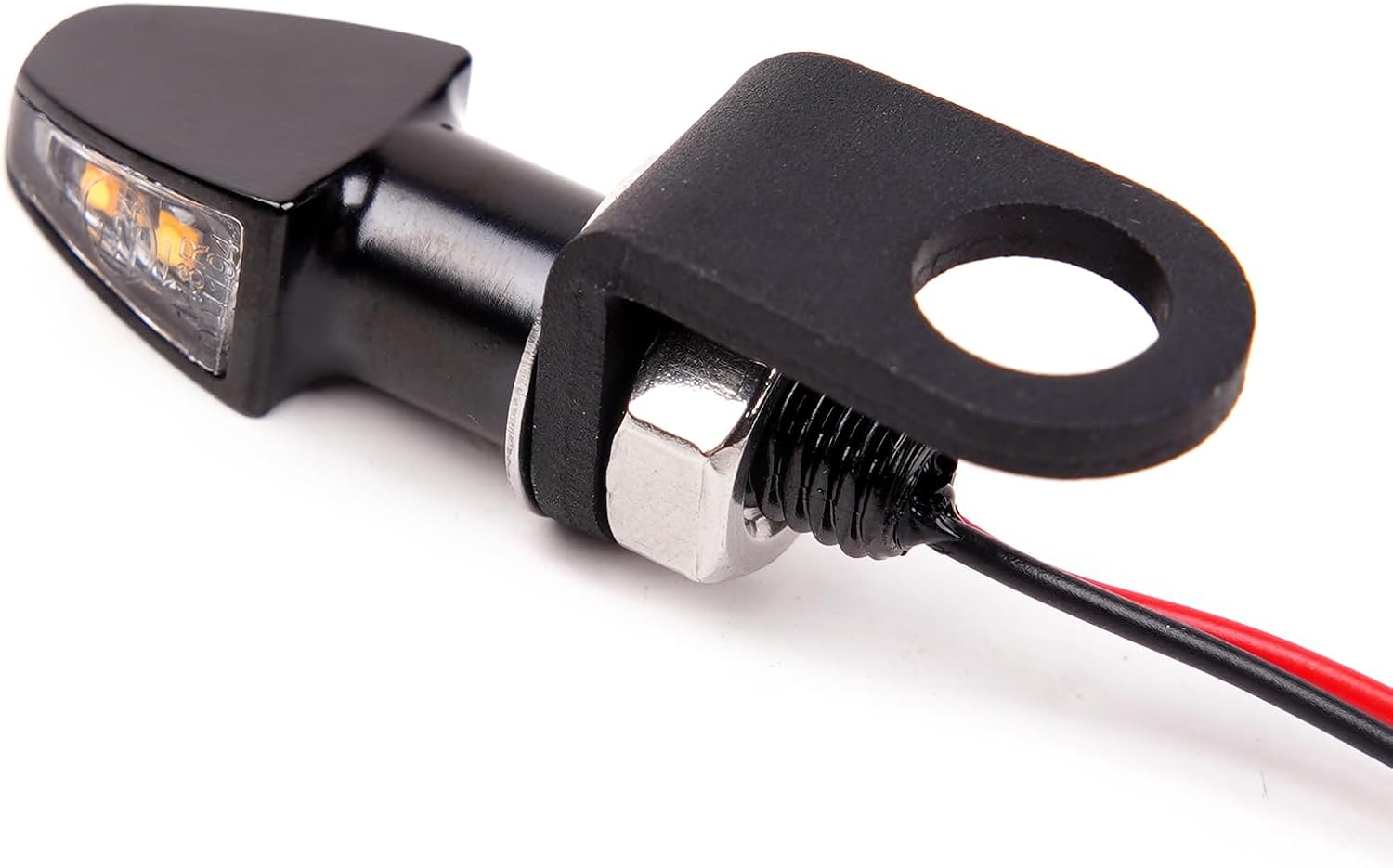 Entrotech Winker Stay M8 M10 Swinker Stay Base Мотоцикл Передний задний Winker Stay Base L-образный черный комплект из 2 предметов, фото 5