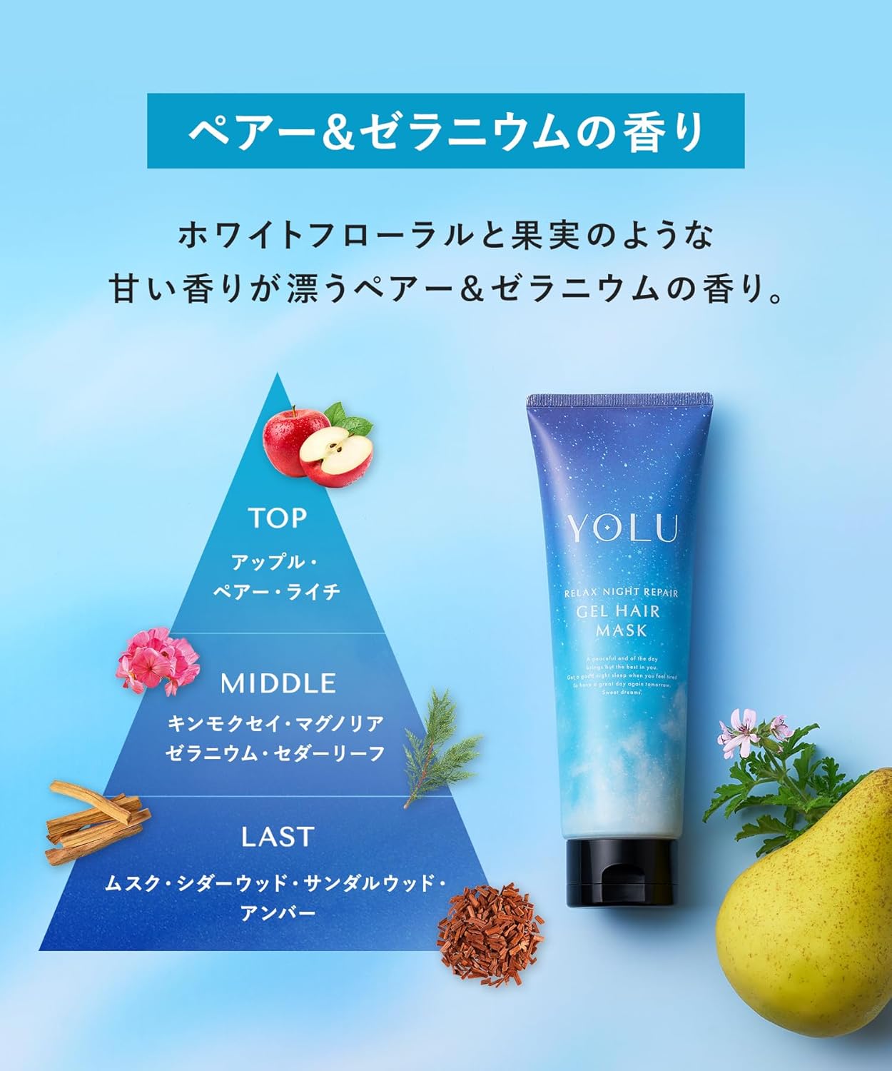 Маска для волос YOLU Relax Night Repair, одиночный товар, фото 10