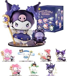 TOP TOY サンリオ(SANRIO)キャラクターズ・星夜パーティーマ シリーズ【1ピース】ガチャガチャ ブラインドボックス フィギュア ソフビ PVC プレミアム おもちゃ 誕生日 プレゼント クロミキャラクターコレクター向け