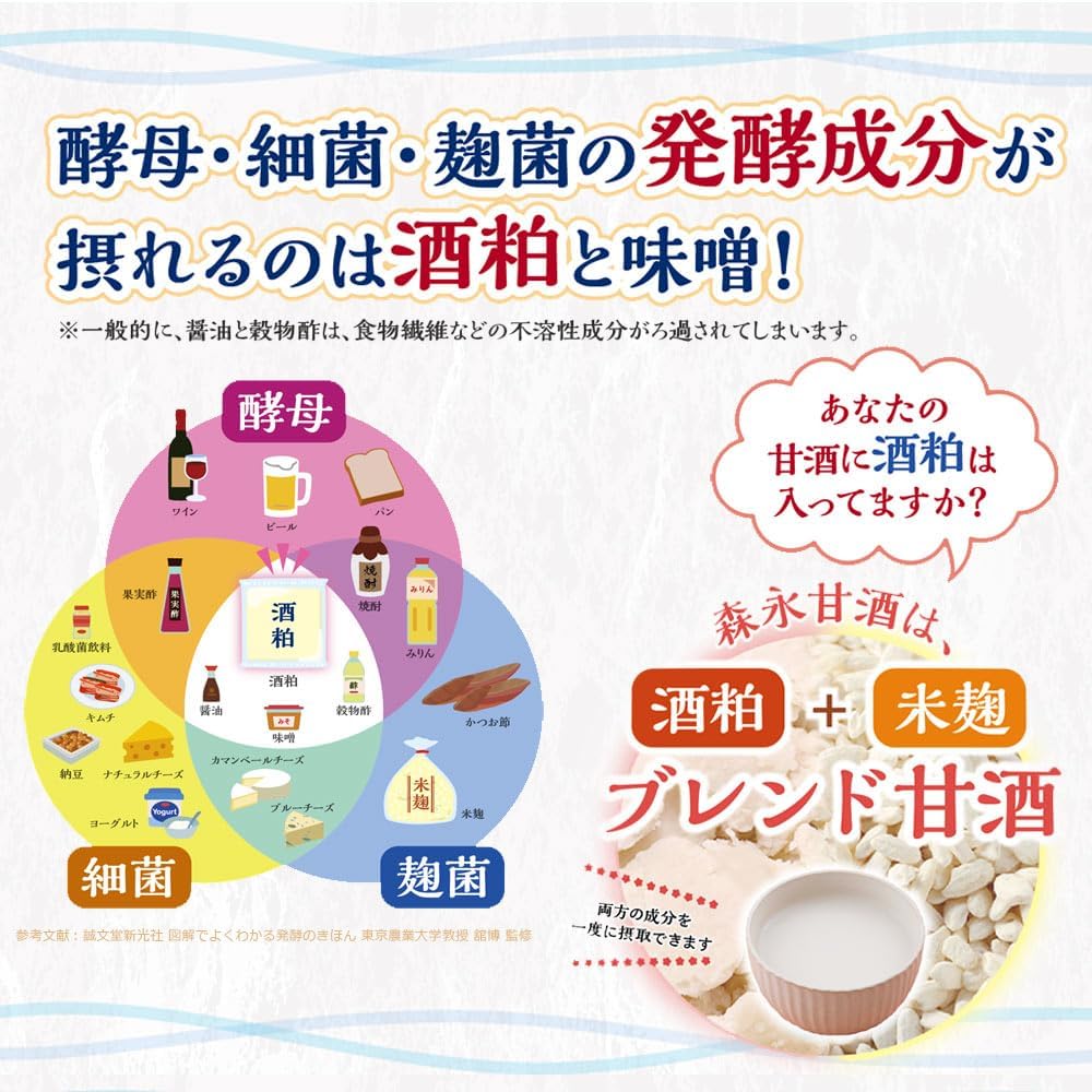 Кондитерские изделия Morinaga Amazake 1000 мл×6 бутылок, фото 4