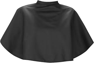 Adjustable Hairdressing Apron, Salon Hair Cape, Barber Cape, Home Salon Cape, Hair Coloring Apron, Black Barber Cape, Black Barber Cape with Salon Equipment for Home Use