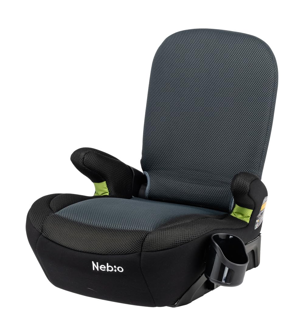 Сиденье Nebio Nebio junior seat R129 ISOFIX lap pit 125-150 см для учащихся начальной школы, двухстороннее сиденье-бустер, подушка из пены с эффектом памяти, моющийся чехол, простая установка LapPit, фото 2