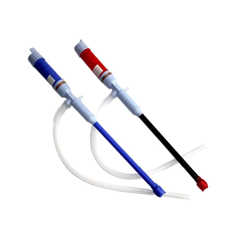 STK Fuel Pump Power Pump Electric Pump Gasoline Pump Battery Gasoline Emergency Supply Manual Liquid Pump (Blue, Set of 2) blue 2本セット