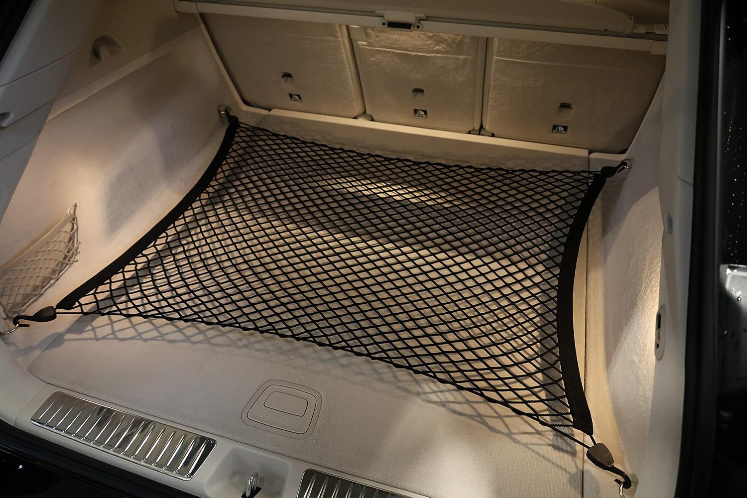Сетчатая грузовая сетка в багажник Floor Style для Mercedes-Benz EQS 450 4MATIC 580 2023, органайзер и система хранения в багажник, сетка для груза SUV для Mercedes Benz EQS 450, фото 5