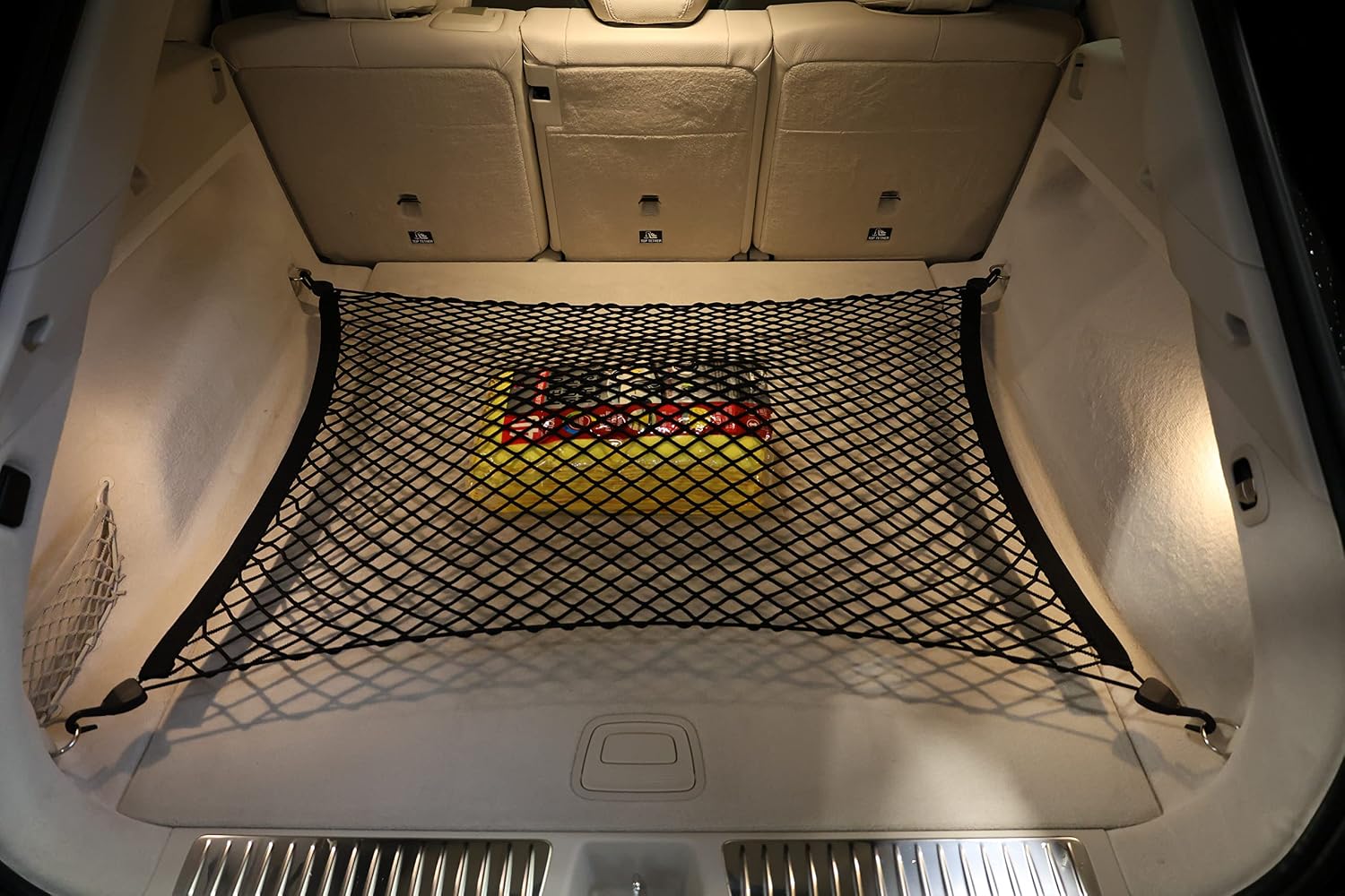 Сетчатая грузовая сетка в багажник Floor Style для Mercedes-Benz EQS 450 4MATIC 580 2023, органайзер и система хранения в багажник, сетка для груза SUV для Mercedes Benz EQS 450, фото 4