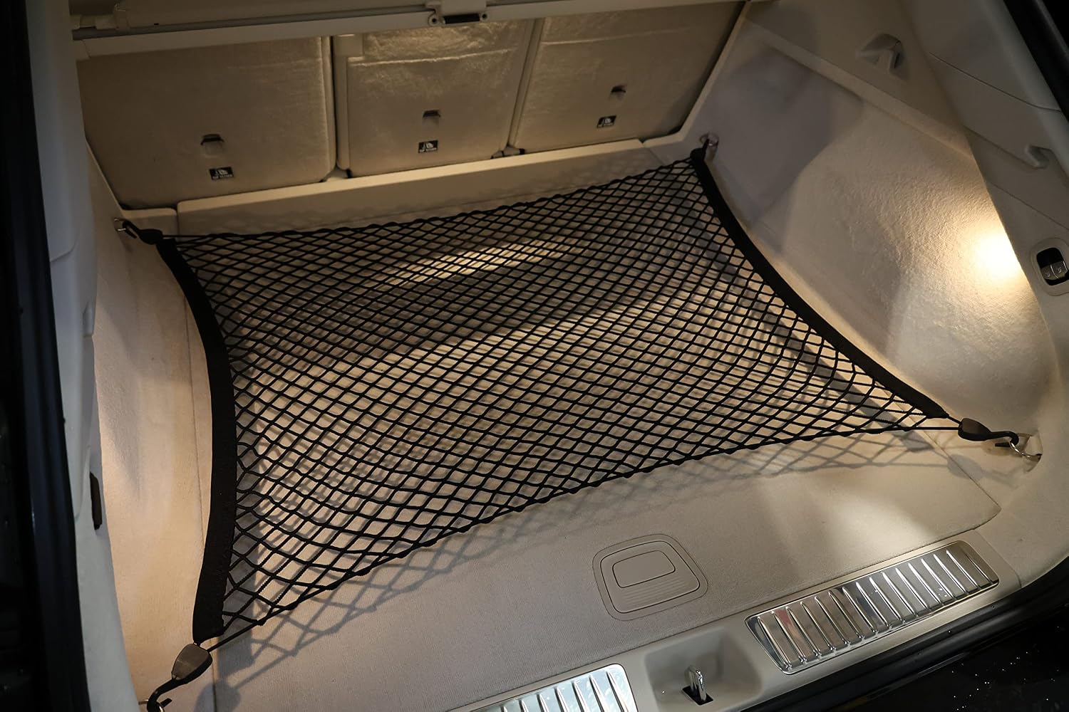 Сетчатая грузовая сетка в багажник Floor Style для Mercedes-Benz EQS 450 4MATIC 580 2023, органайзер и система хранения в багажник, сетка для груза SUV для Mercedes Benz EQS 450, фото 6