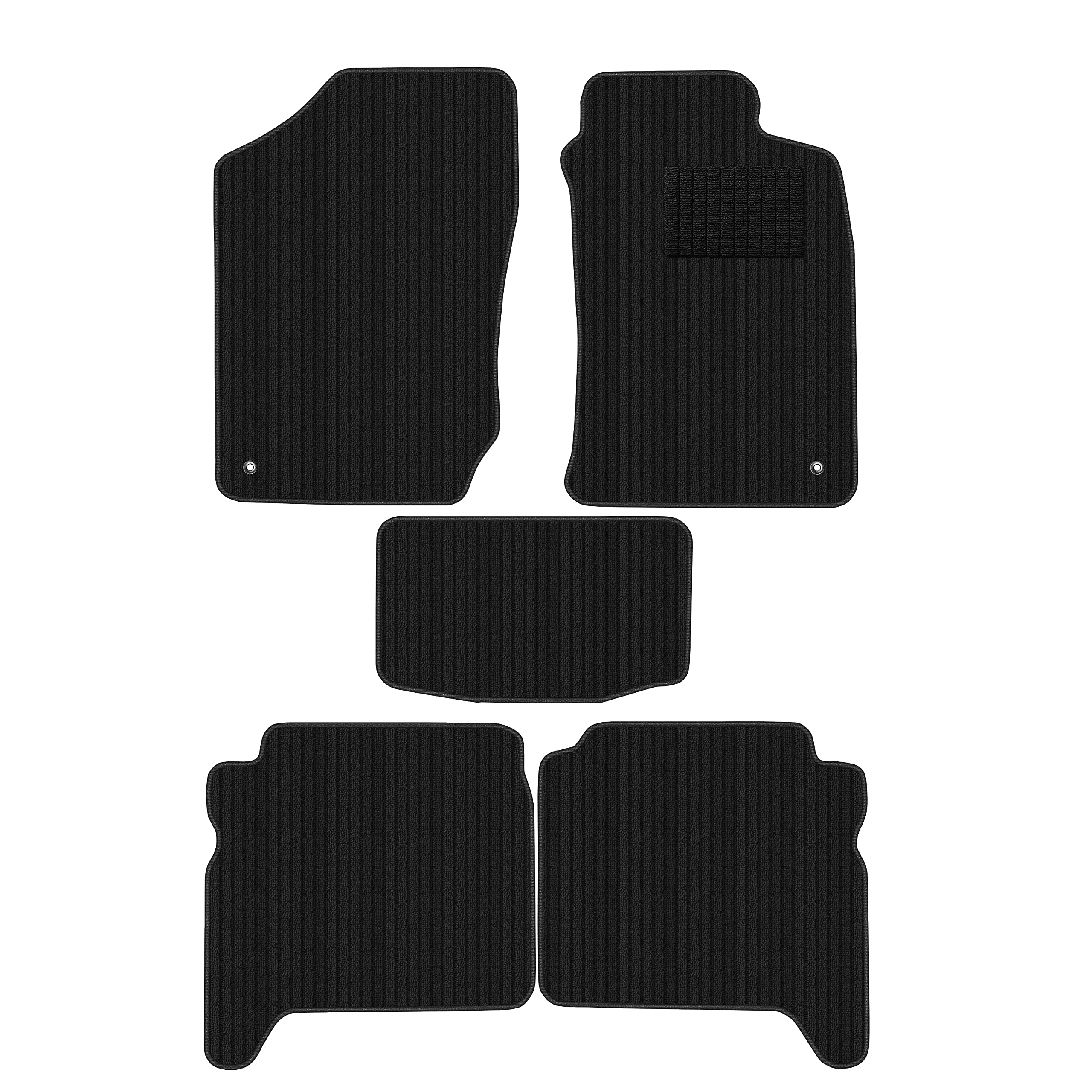 Aviles Toyota Compatible Product Hilux Surf 185 Series Floor Mats [Choose from 3 Colors] (01: Early Model, 01: Black) 01: Black 1：前期
