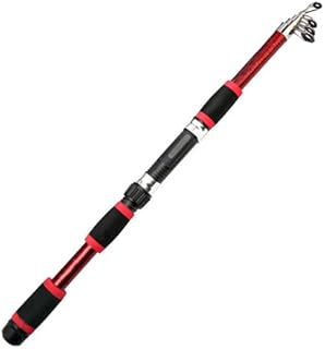 Remarks Japan 釣り竿 伸縮式 ロッド コンパクトロッド レッド 1.7m コンパクト 携帯型 海釣り フィッシング 釣り具
