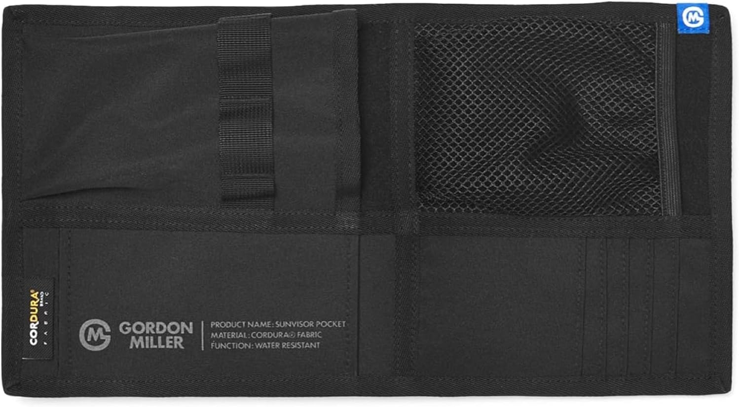 Карманный солнцезащитный козырек GORDON MILLER Cordura черный для автомобилей 1646548, фото 2