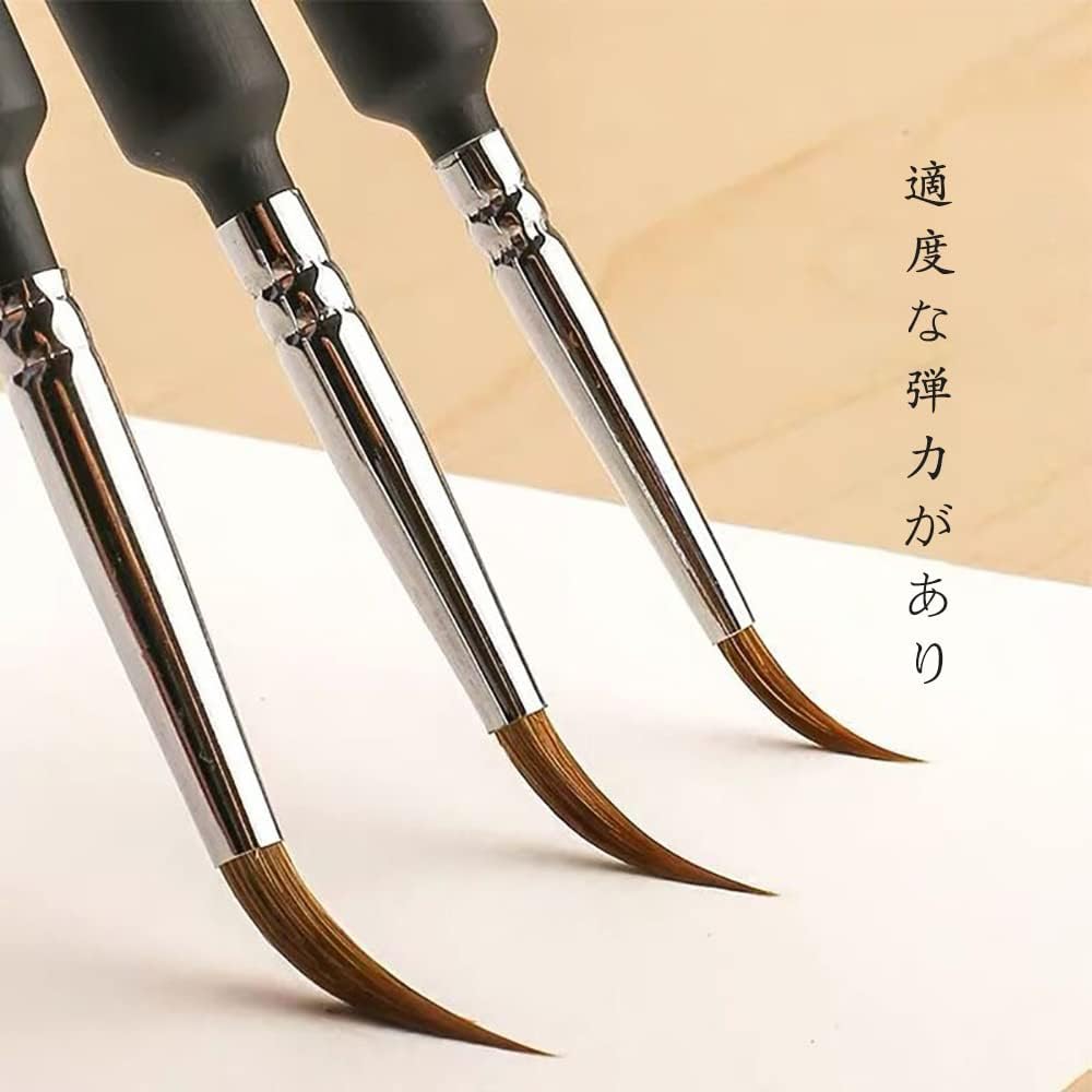Кисть GOOCHI line brush кисть для лица 6 шт компл ультратонкая кисть акварельная кисть для рисования маслом кисть для рисования тушью Акварельная деталь пластиковая модель кисть для рисования акриловая кисть, фото 3