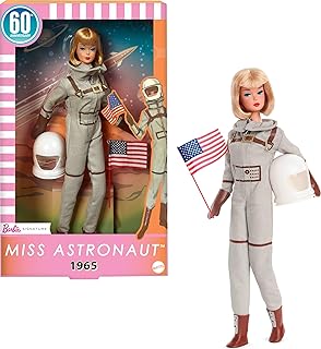 バービー(Barbie) 宇宙飛行士 1965 復刻版 MISS ASTRONAUT 1965 シグネチャーGOLD バービー人形 14歳以上 ベージュ JBJ48