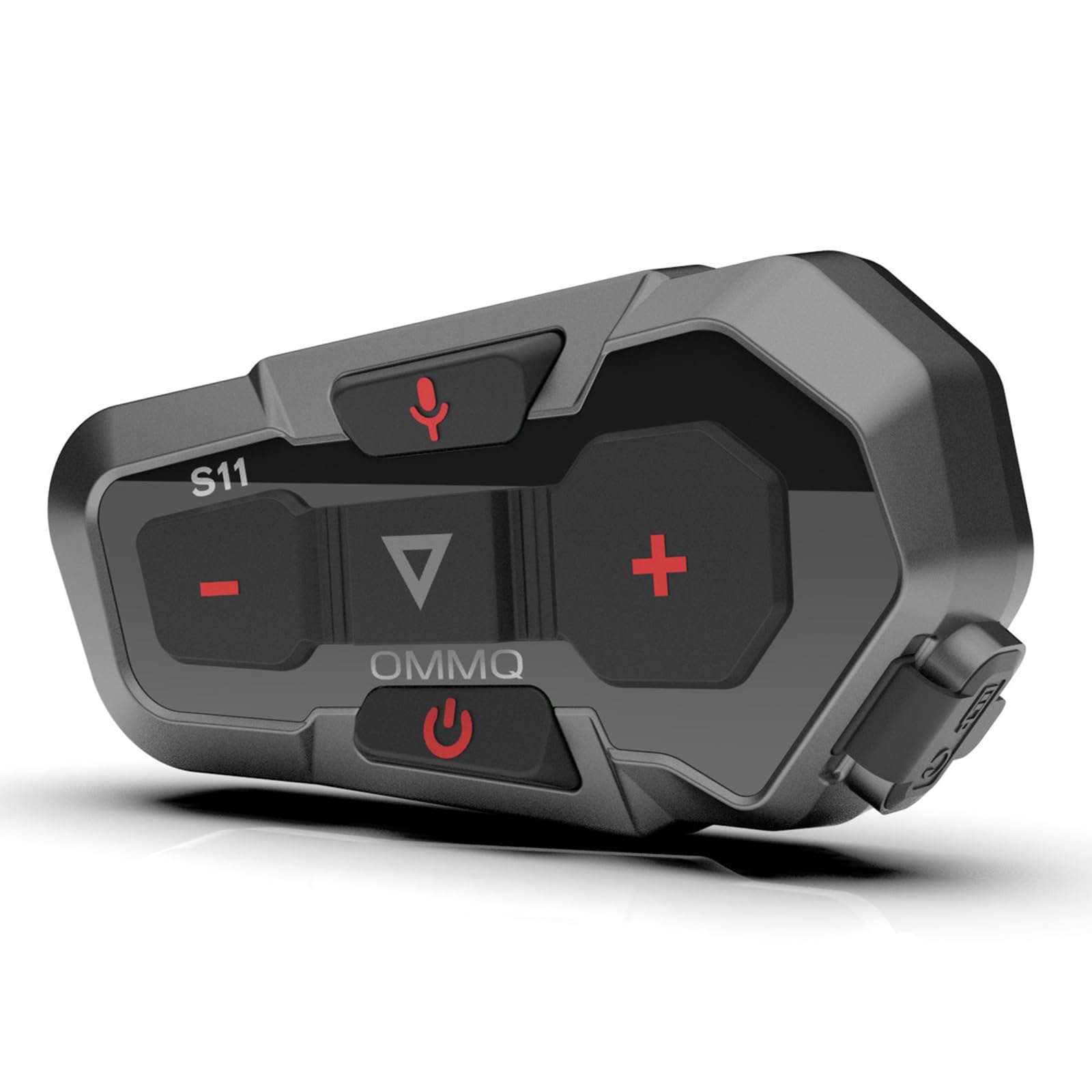 Motorcycle Intercom Bluetooth 5.2 Intercom 3-Person Connection 2-Person Simultaneous Communication Motorcycle Communication Device Continuous Use 50 Hours Maximum Communication Distance 1000M 1 pc