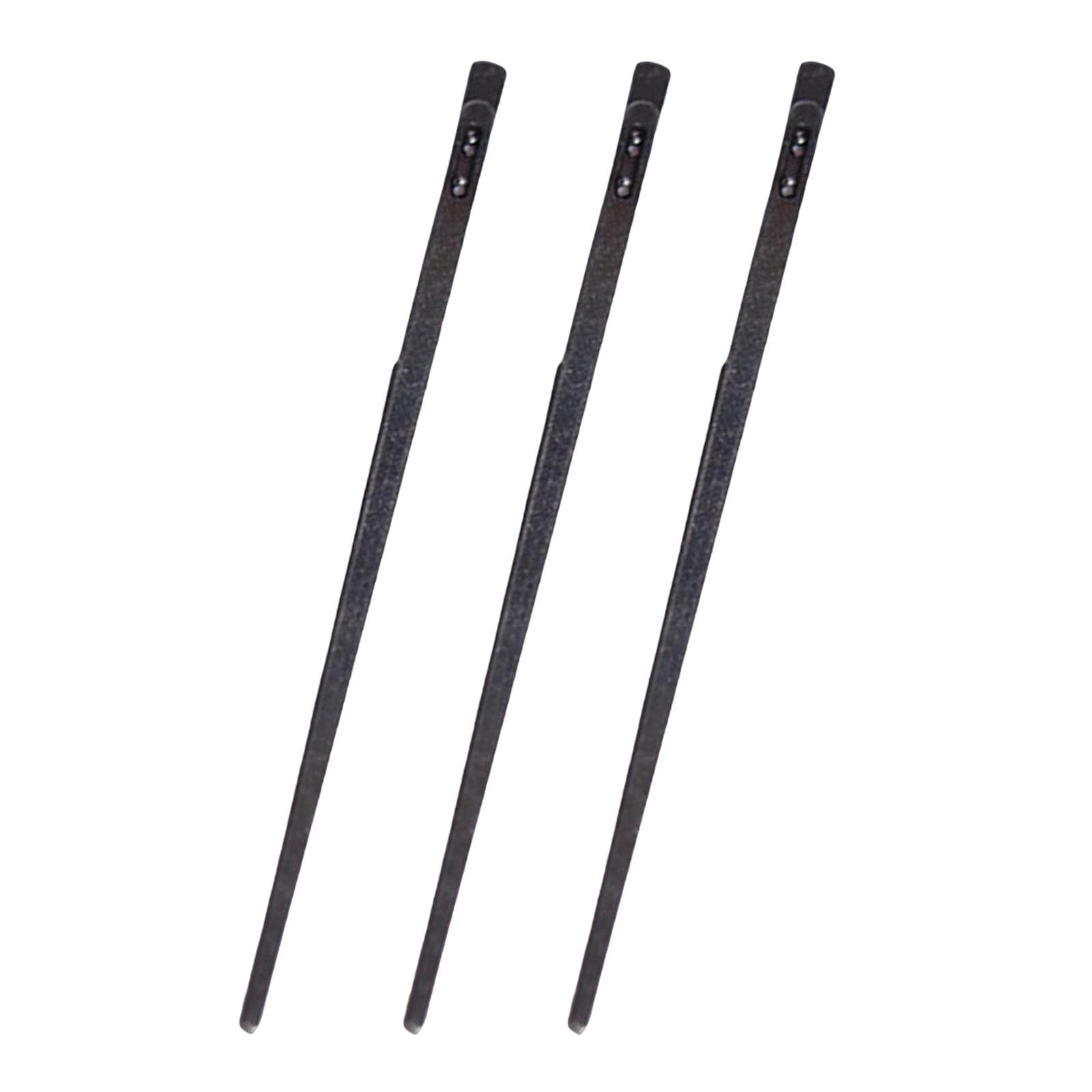 Colaxi 3 Pcs Leather Cord Needle Repair Knit Baseball Glove Fabric Painting Handmade, 2 Prong