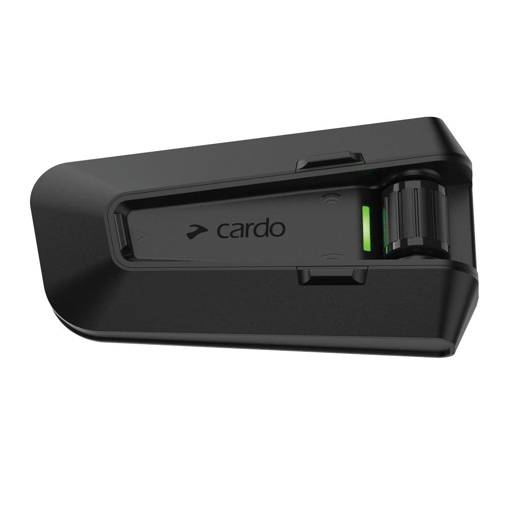 Cardo カルド バイク用インカム PACKTALK PRO パックトークプロ シングルユニット JBL 45mmスピーカー搭載 衝撃検知機能 メッシュ通信 PTP00001 シングルセット