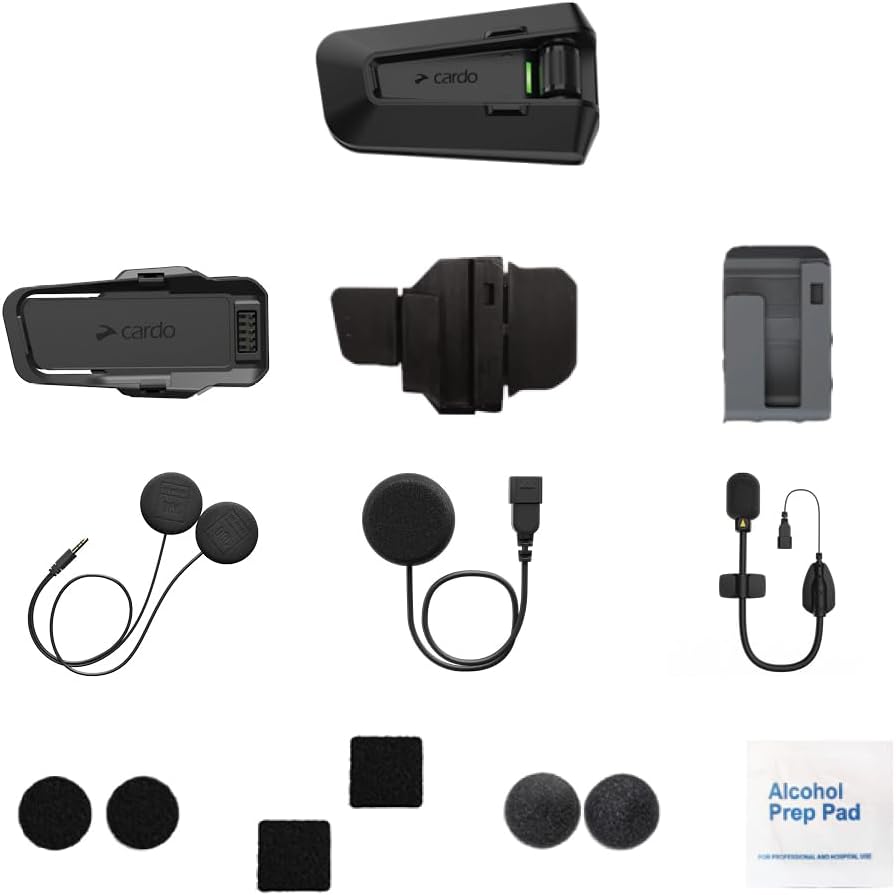 Cardo Cardo Bike Income PACKTALK PRO Packtalk PRO Single unit Встроенный динамик JBL 45 мм с функцией обнаружения удара Сетчатая связь PTP00001 Один комплект, фото 9