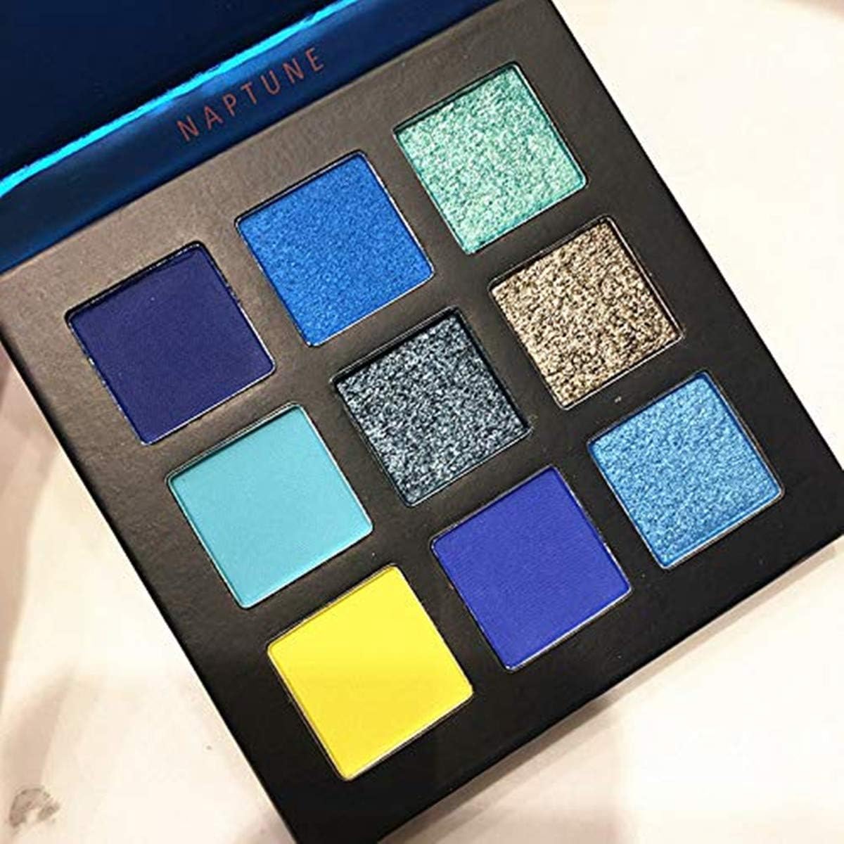 Палитра теней для век Beauty Glaze 9 цветов Палитра теней для век Матовый Макияж глаз Жемчужный Стойкий водостойкий макияж Стильный Матовый блеск Портативная палитра макияжа (#03), фото 4