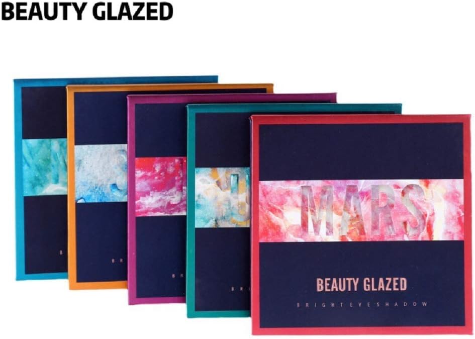 Палитра теней для век Beauty Glaze 9 цветов Палитра теней для век Матовый Макияж глаз Жемчужный Стойкий водостойкий макияж Стильный Матовый блеск Портативная палитра макияжа (#03), фото 9