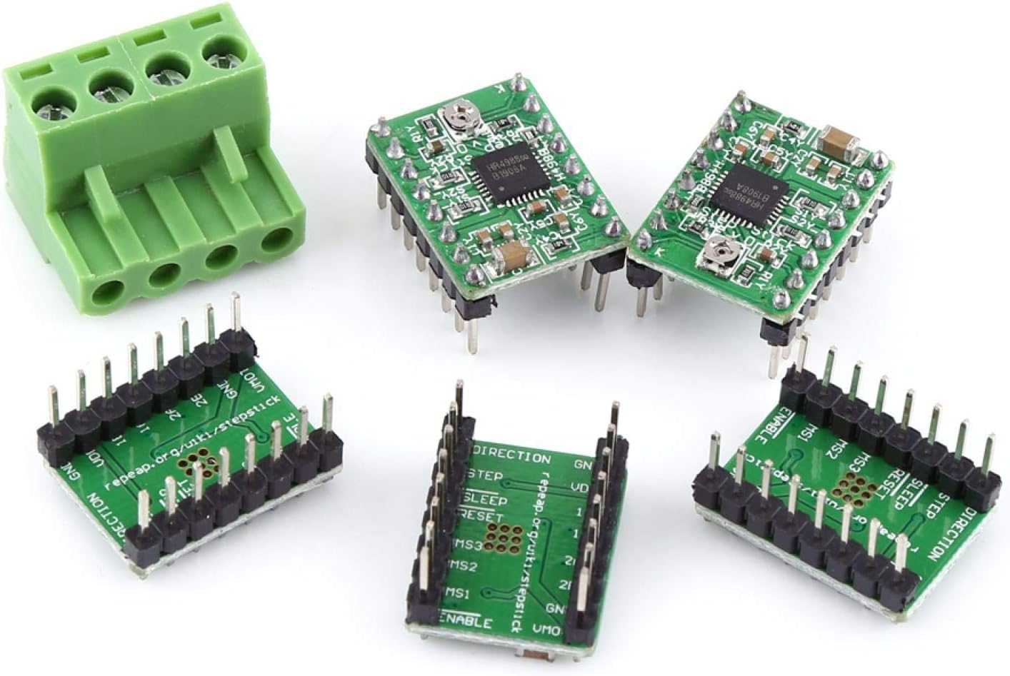 Контроллер RAMPS 1.4, комплект перемычек MEGA2560 R3 USBCalbe RAMPS1.4, Драйвер A4988 для контроллера Arduino RepRap r3D Printer 1.4, фото 3