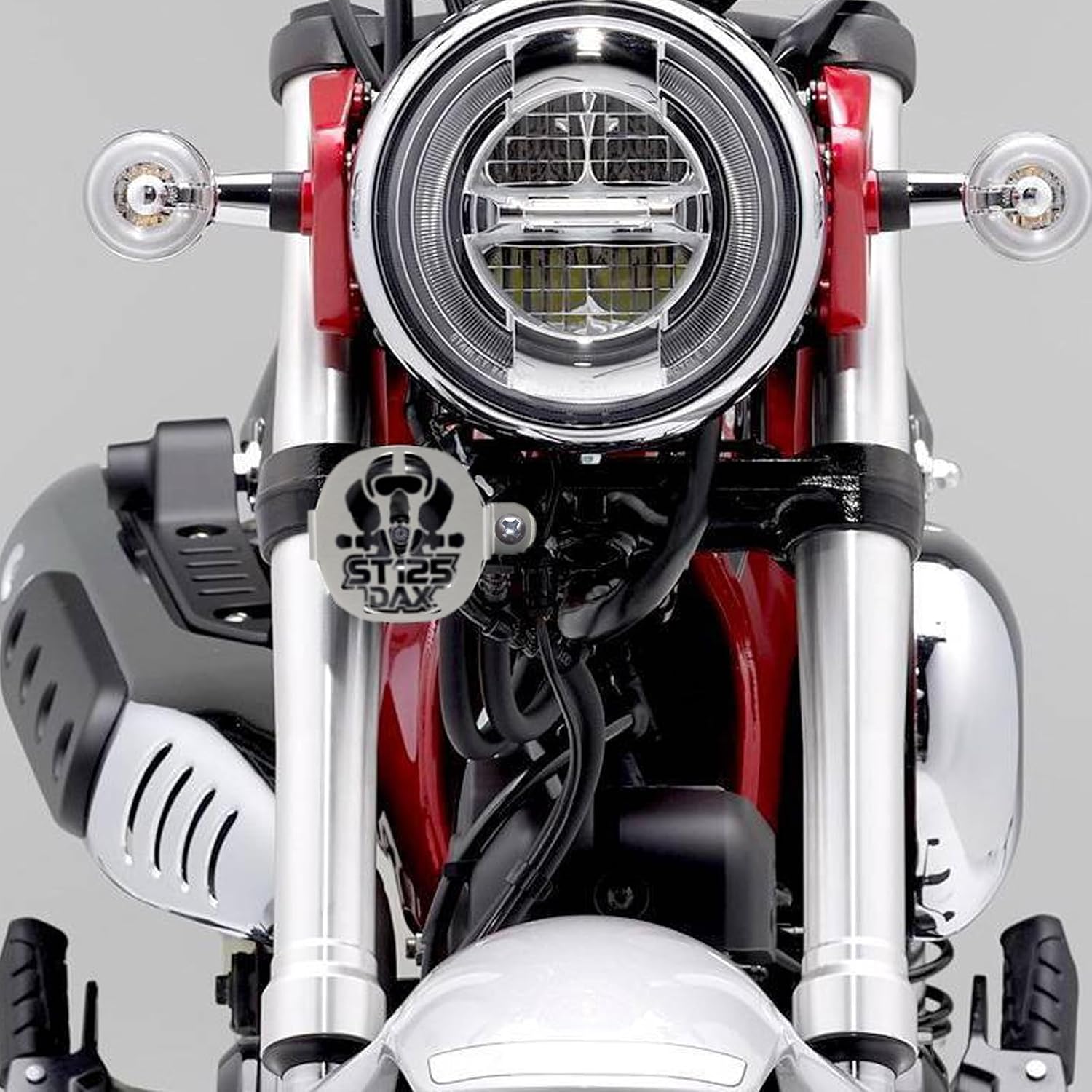 Защитная крышка клаксона Dax 125 ST125 Защитная крышка динамика для мотоциклетных запчастей, совместимая с Honda HONDA DAX 125 ST125 2022-2024 Крышка клаксона, фото 4