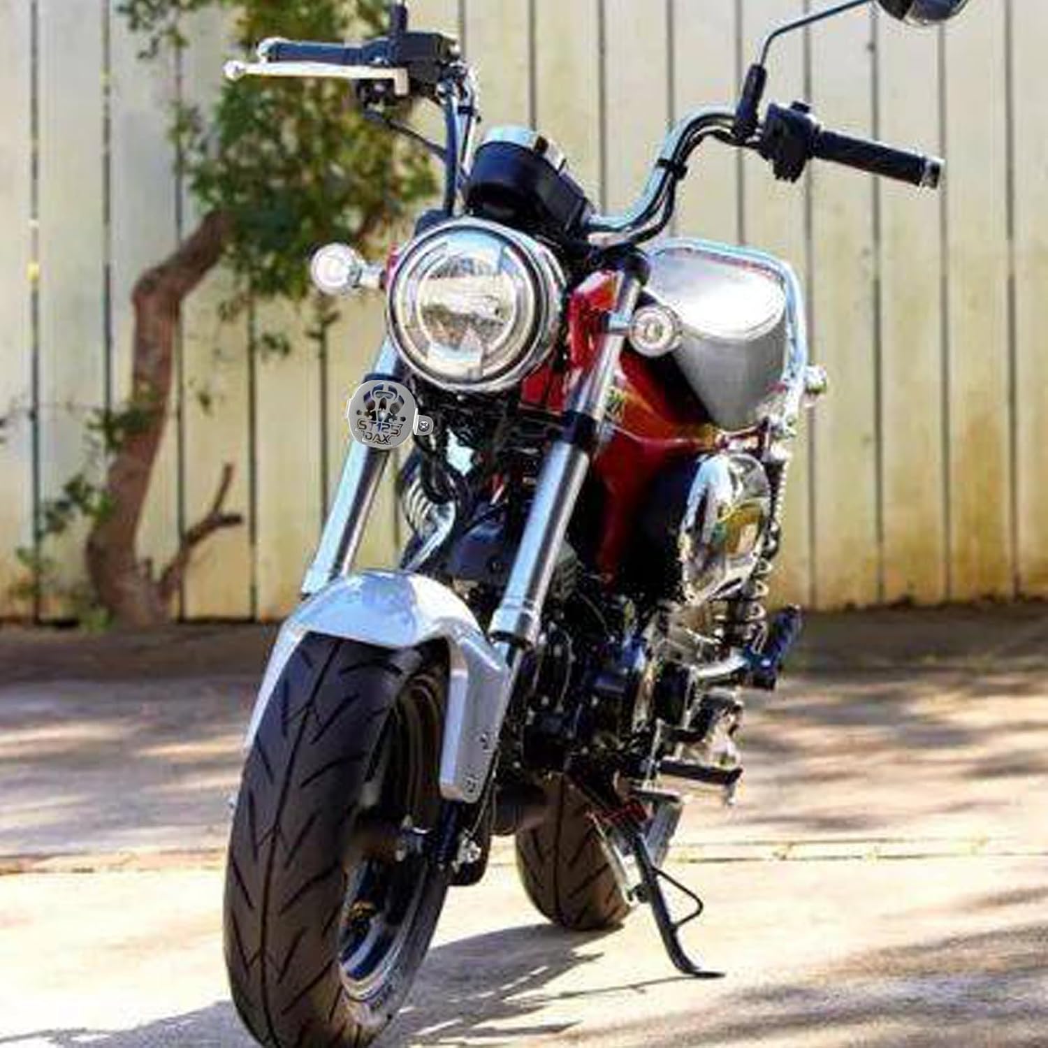 Защитная крышка клаксона Dax 125 ST125 Защитная крышка динамика для мотоциклетных запчастей, совместимая с Honda HONDA DAX 125 ST125 2022-2024 Крышка клаксона, фото 5
