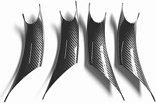 适用BMW F30 F32ドアハンドル、BMW3シリーズ2012-2018320/328/330/335/428/435車用ドアプル (フロントドア2つにバックドア2つ, 碳)