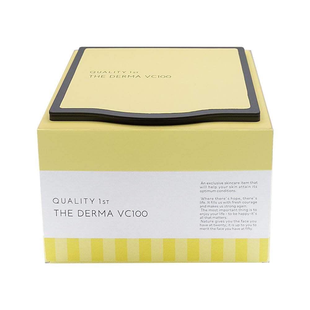 Quality 1st The Derma VC100 (30 pieces) Face Pack Sheet Mask / Pores (Vitamin C) Made in Japan (Former) Pack of 30