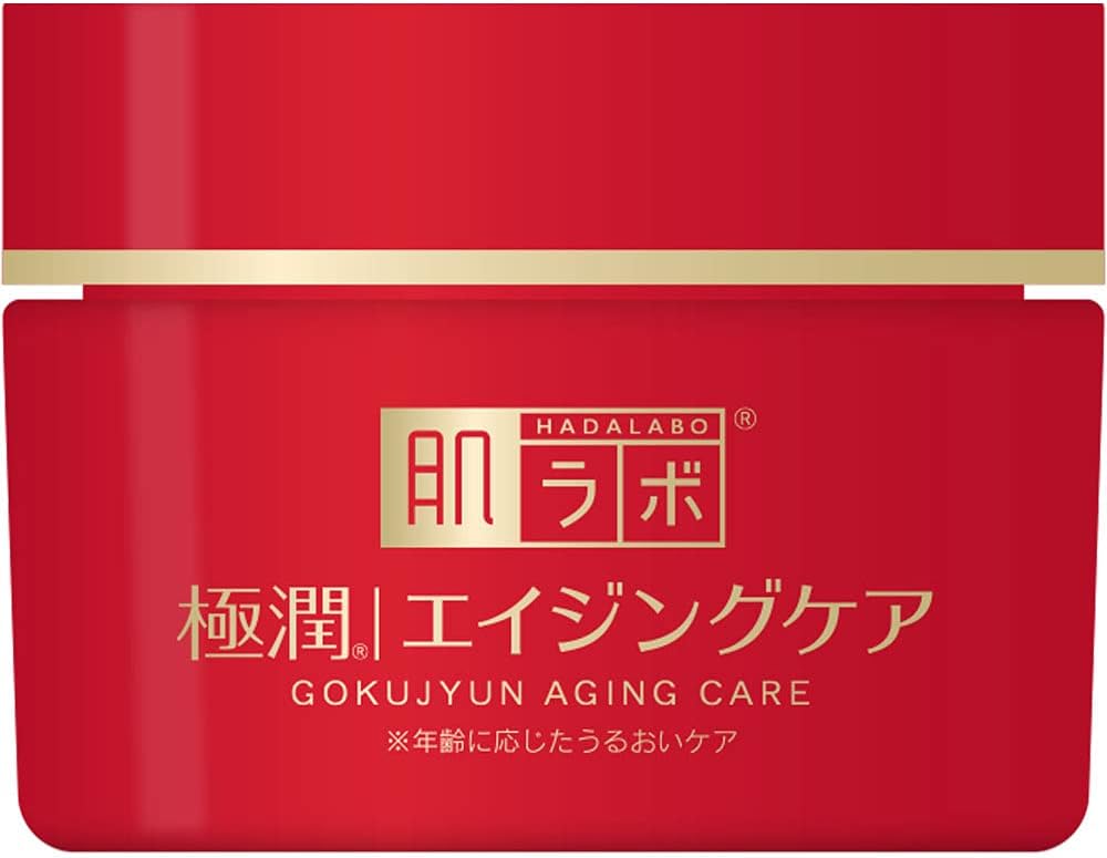 Лечебный укрепляющий крем Hada Labo Gokujyun [безрецептурный препарат] без отдушек, 1,76 унции (50 г) Основная упаковка, фото 4