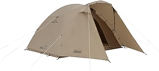 Coleman(コールマン) タフワイドドーム VI/3025(グレージュ) キャンプ テント 防災 組み立て簡単 前室付き 4～5人用 耐水圧1500mm ペグ、ロープ、ハンマー、収納ケース付属 空気循環システム搭載