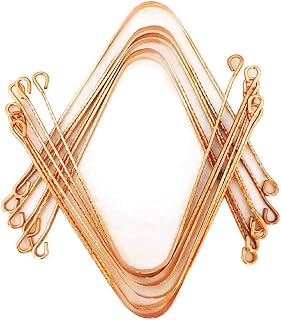 Nexxa Copper Metal Tongue Cleaner Ayurvedic Scraper for Men and Women Oral Care 12 Pcs