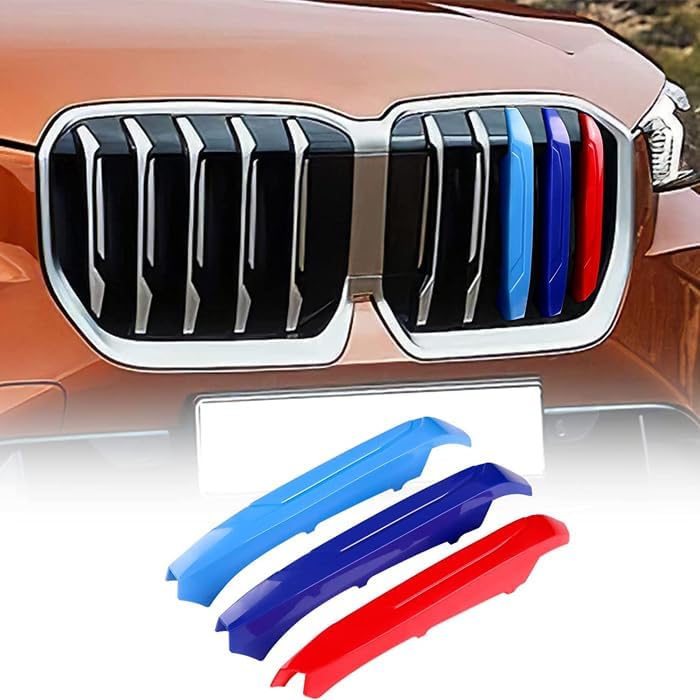 Накладка на переднюю решётку для BMW X1 U11, новая модель, 3 цвета, аксессуары, детали для замены, фото 4