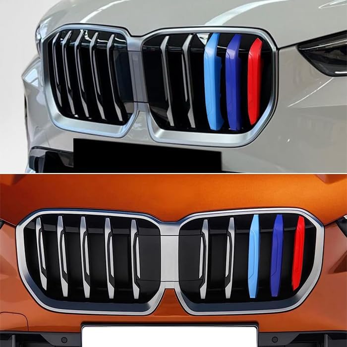 Накладка на переднюю решётку для BMW X1 U11, новая модель, 3 цвета, аксессуары, детали для замены, фото 6