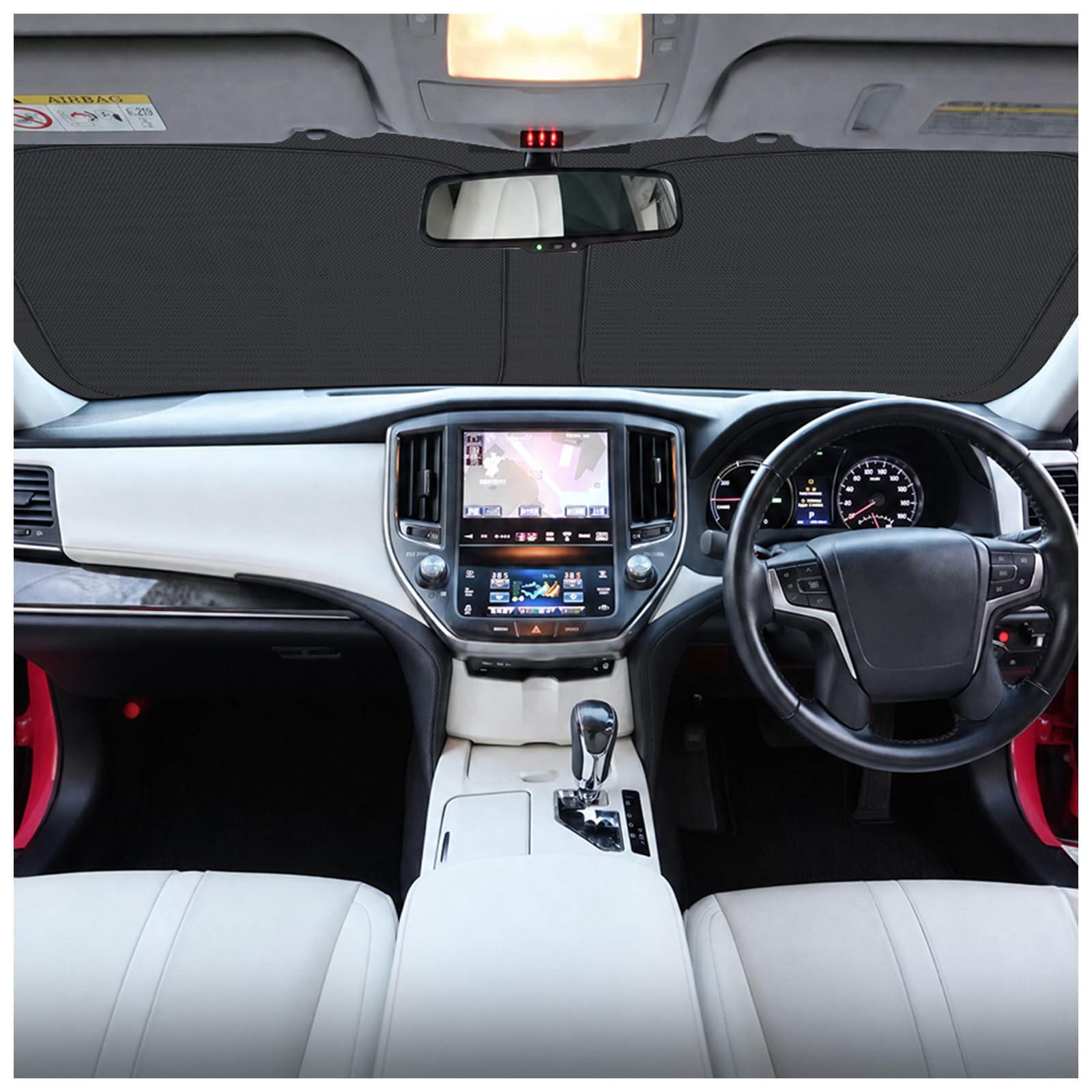 【BIXUAN】トヨタ クラウン 210系 サンシェード 14代目 専用 210系クラウン サンシェード 車 フロント 日除け 暑さ対策 クラウン専用 さんしえーど 折りたたみ 遮光シート 日焼け防止 断熱 車用 Toyota Crown 遮光カーテン 車中泊 折り畳み 収納袋 フロントガラス 車種専用 クラウン 210系[新型サンシェード]