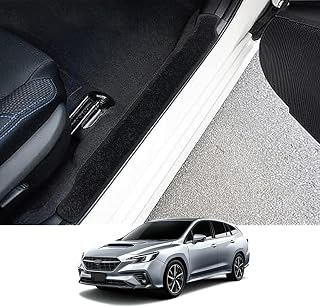 LUCKEASY スバル 新型 レヴォーグ VN系 専用 サイドステップマット LEVORG VN5 2020年10月～現行 ステップマット | 汚れ防止 キズ防止 擦れ防止 フロアマット 内装パーツ カー用品 ブラック 4枚セット