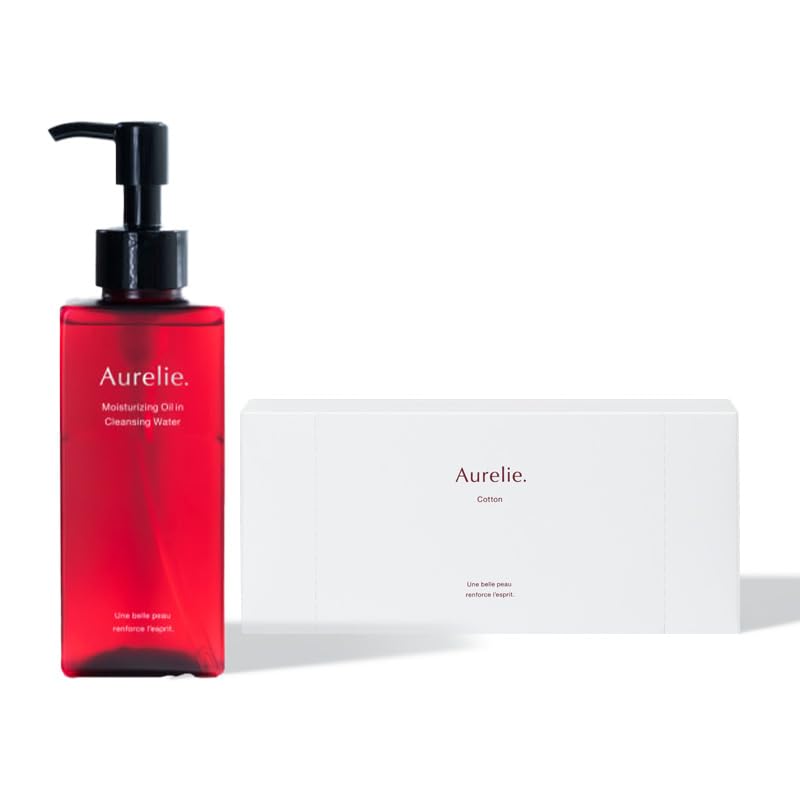 [Developed by MEGUMI] Aurelie Moist Oil Cleansing Water x 2-Way Cotton