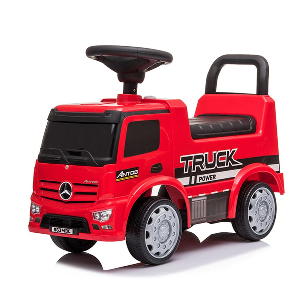 Bee8 Mercedes-Benz Antos FIRE FIGHTING Foot Kick Ride-on Toy 3 Years Old Sound, Light Up