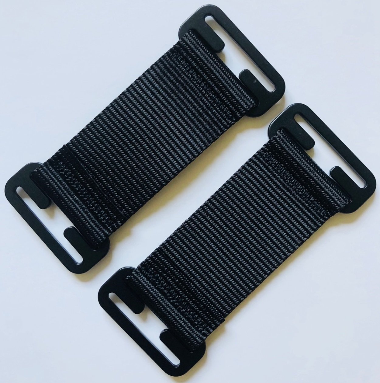 Camellia Model Harness Waist Belt Holder, Black, 2-Pack, Harness Type Safety Belt Waist Belt Fixing Hardware, Fabric Type