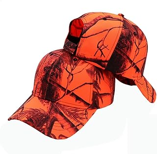 [Flymaple] ブレイズオレンジ 野球帽 リアルツリー 狩猟用キャップ Free Size [並行輸入品]