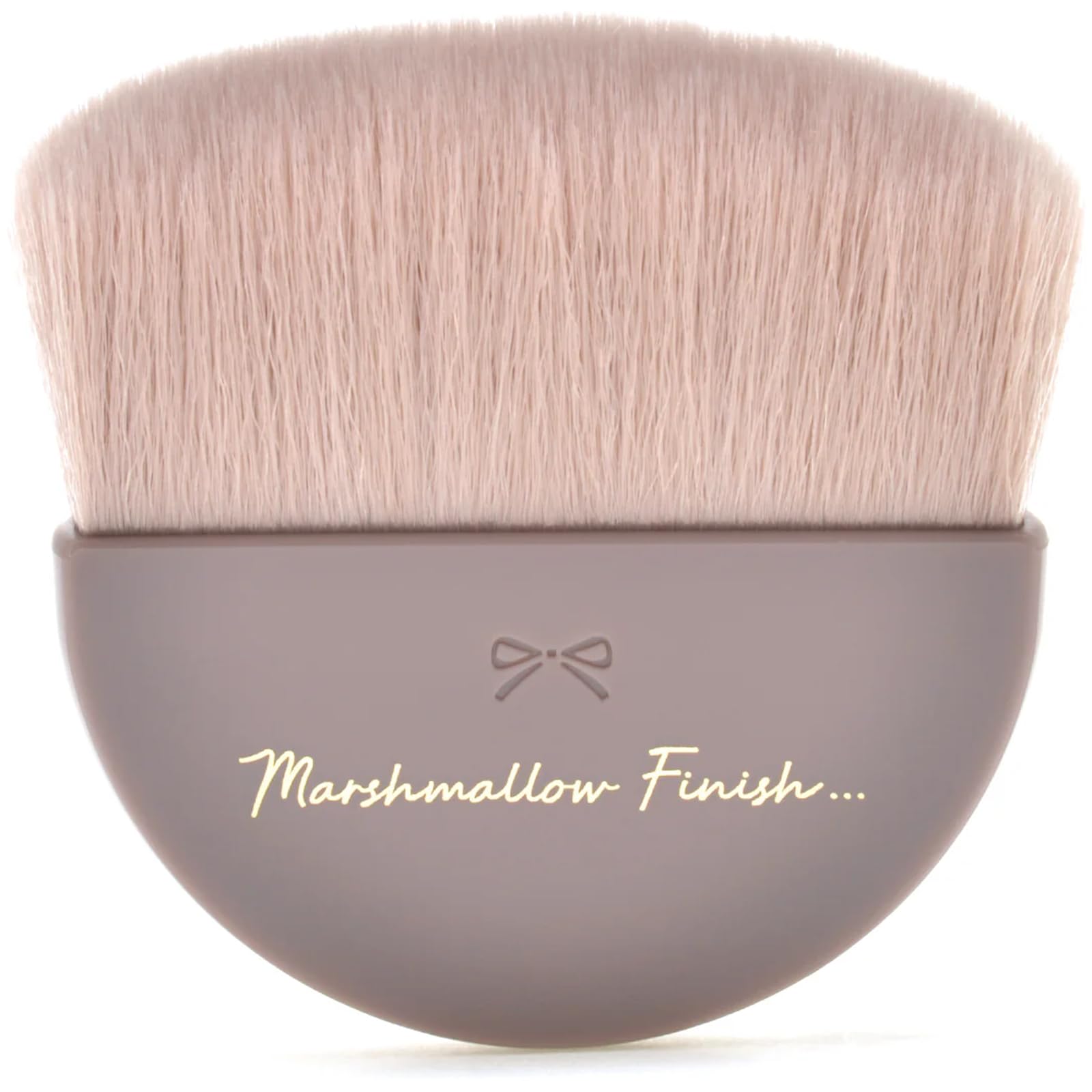 Canmake Marshmallow Finish Powder Brush, Round Brush, Matte Finish, Brown, 1 piece (x 1) 1個 (x 1)