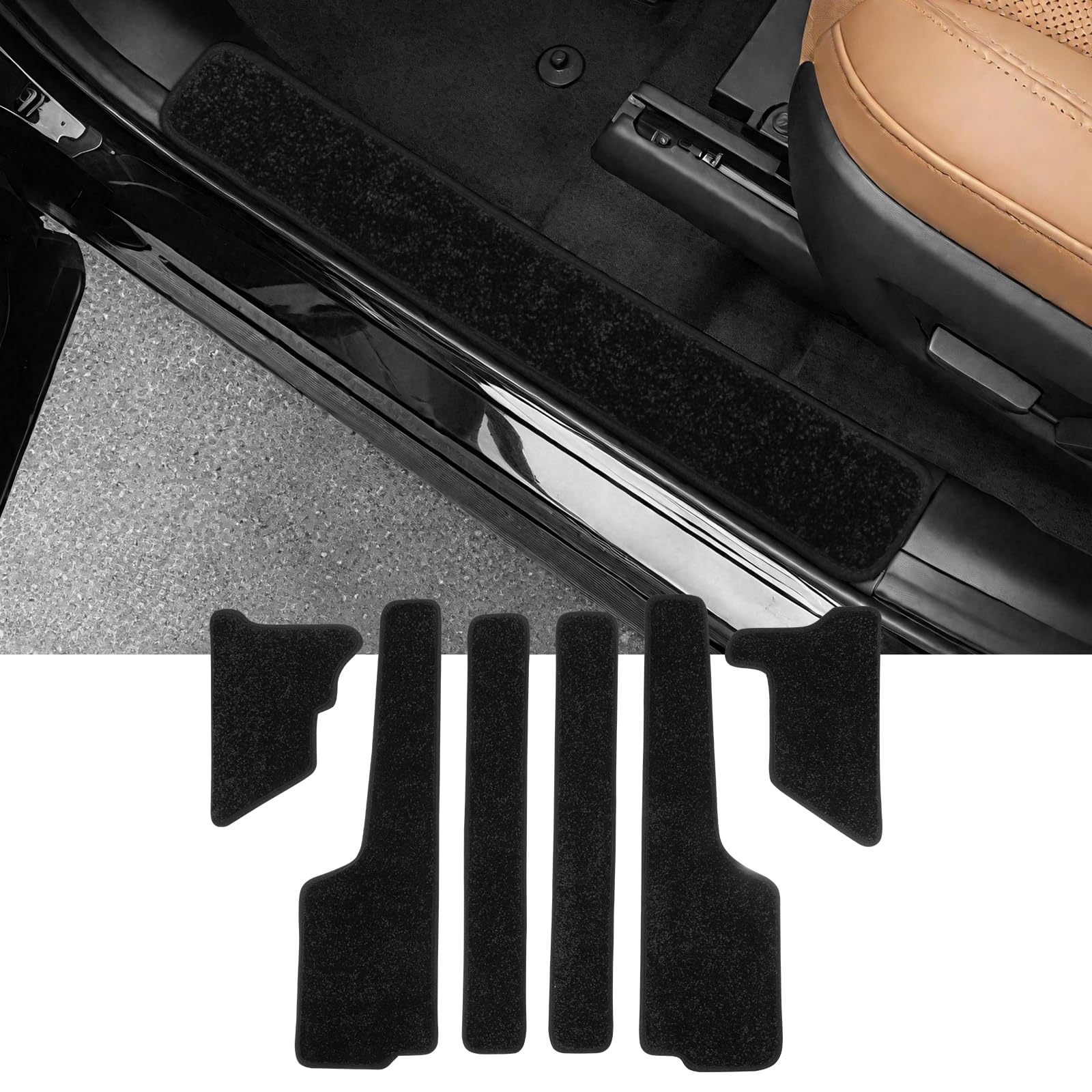 LUCKEASY Mazda CX-80 Door Step Mat for Mazda CX-80 October 2024 - Present CX80 KL Series Side Step マツダ CX80 KL系