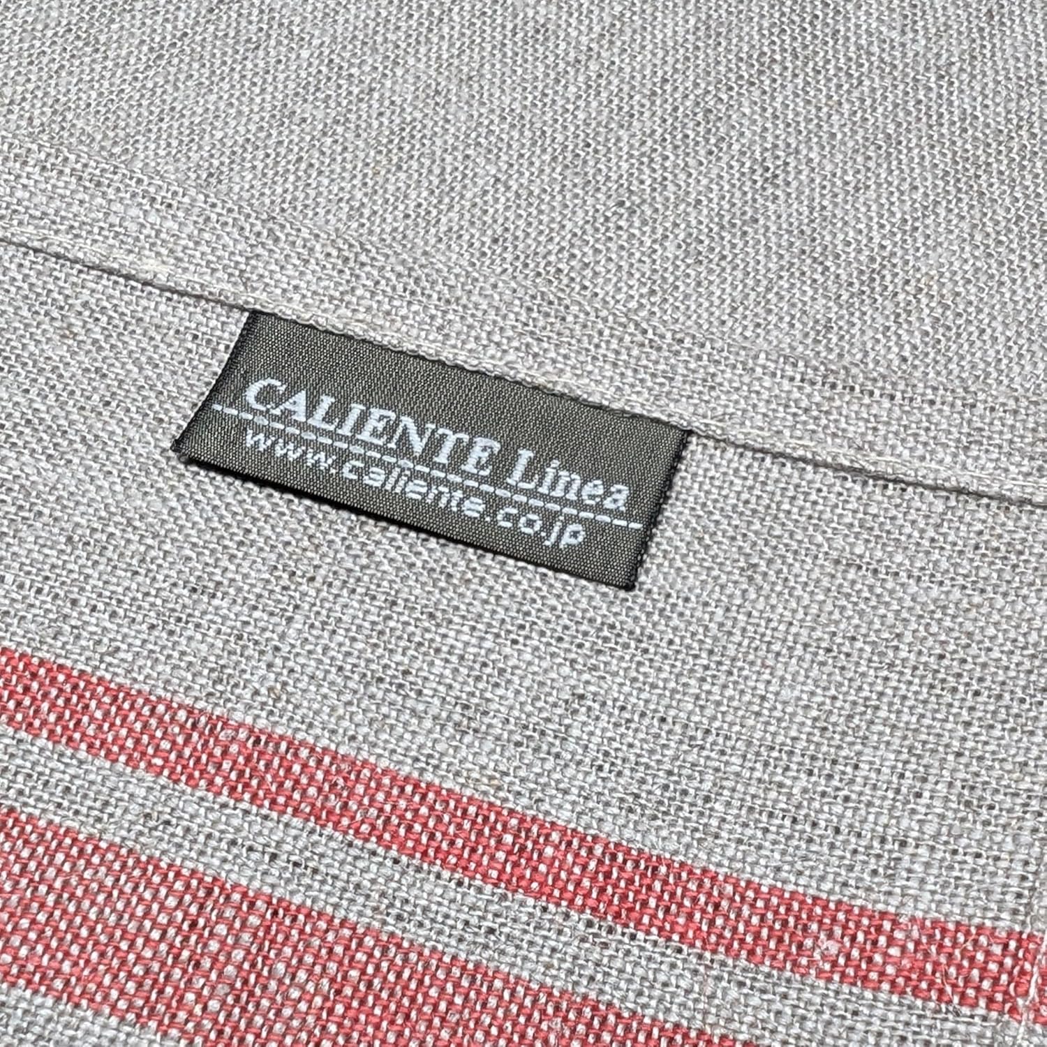 Льняная ткань CALIENTE из литовского льна, 100% Хлопок (Размер 35x47 см), Кампань (Красная линия), Коврик для ранчо, Кухонное полотенце, фото 8
