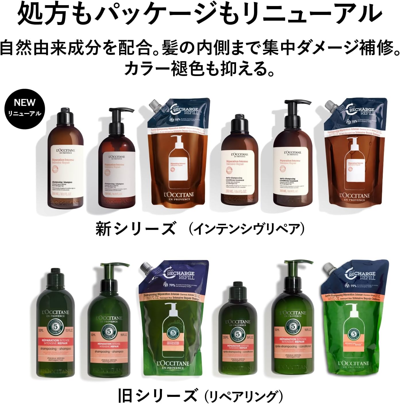Набор шампуня и кондиционера L'OCCITANE Интенсив Рипа Конбо для восстановления повреждённых волос, для женщин и мужчин, фото 2