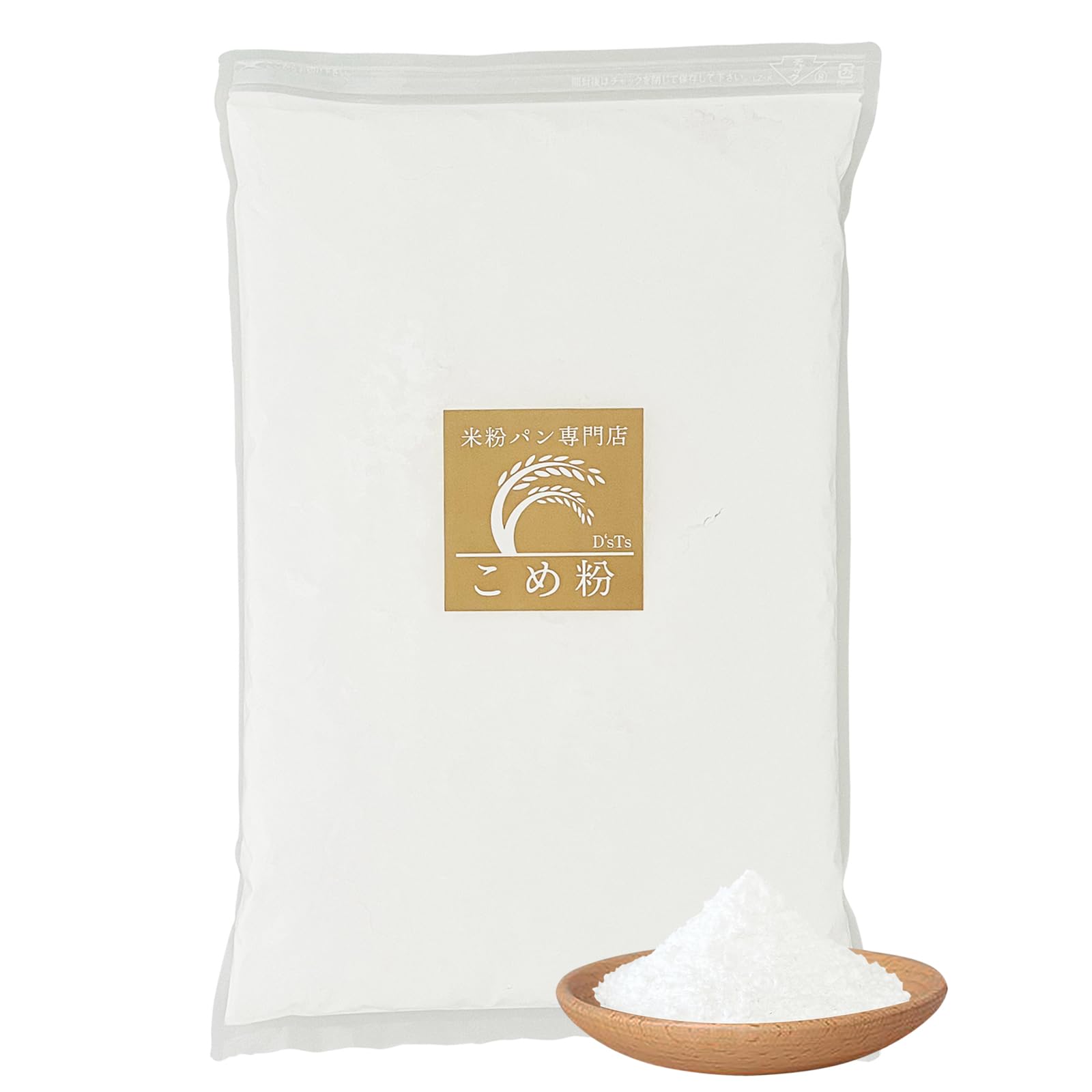 D'sTs Rice Flour for Bread 2kg Mizuho Chikara Domestic Rice Flour Bread Gluten-Free for Home Bakery Ages 3 and Up 2kg×1袋