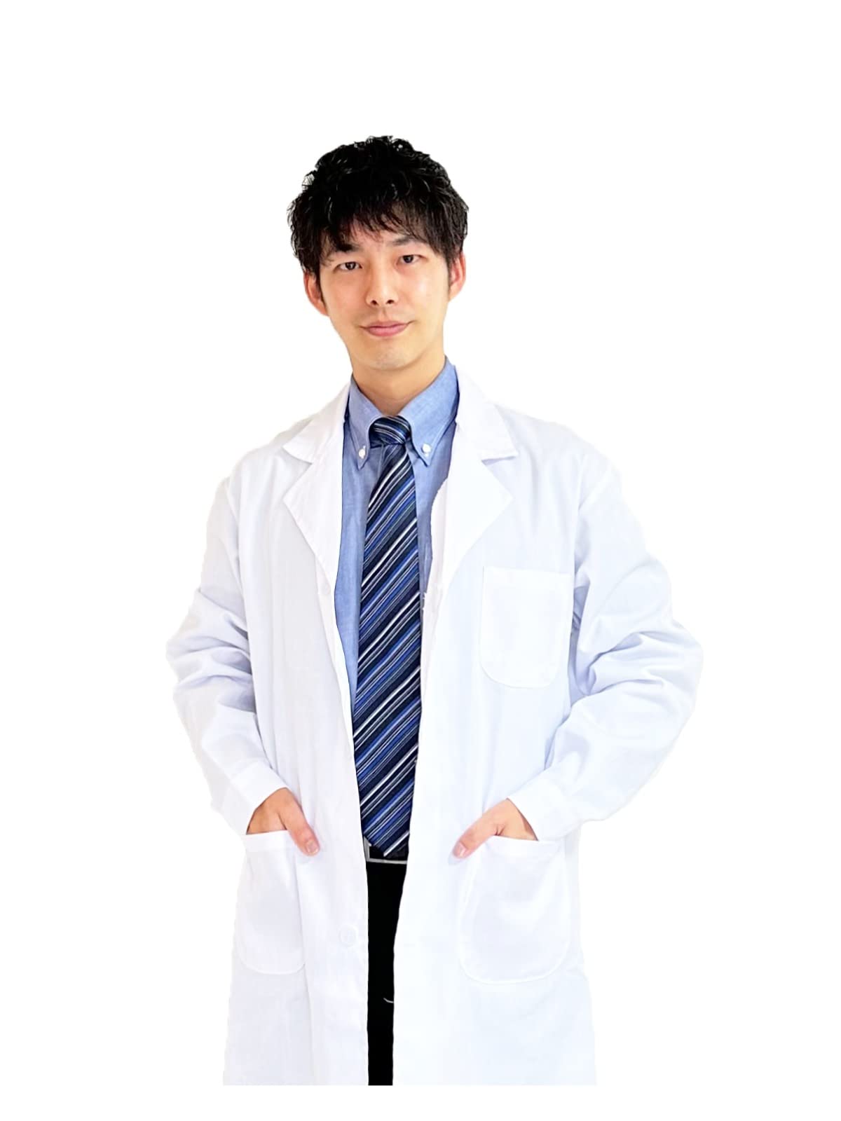 LICOM 【Supervised by Active Physicians】 White Coat PREMIUM White Coat Men's Male Consultation Coat Lightweight Doctor Coat Large