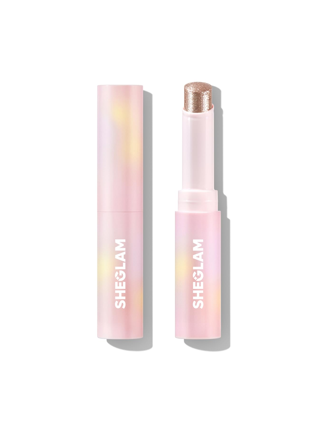 SHEGLAM Stick Eye Shadow No Fly Single No Falling Jelly Shadow Long Lasting Highlight 3 in 1 Portable - Starlit Silver