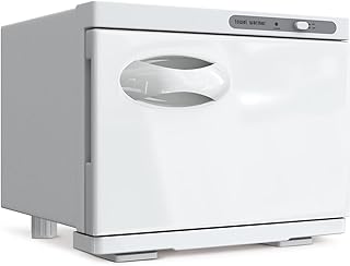Towel Warmer Cabinet, 8L Hot Bath Towel Warmer Heating Use for Facial Spa, Hair Beauty, Salon Equipment and Home - White
