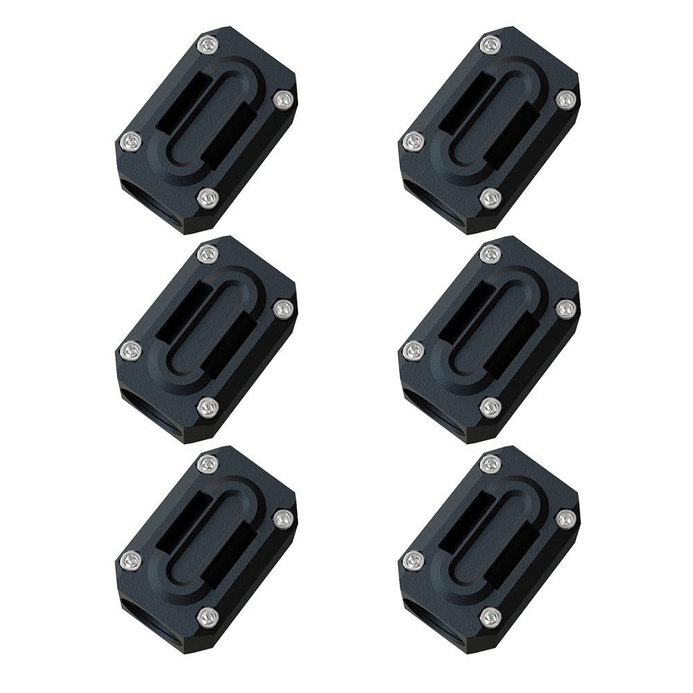 Engine Guard Bumper Guard Block Universal Motorcycle Decorative Block Crash Bar Sliders Fits 22/25/28mm Engine Guard Block Protection Decoration (6 Pairs)