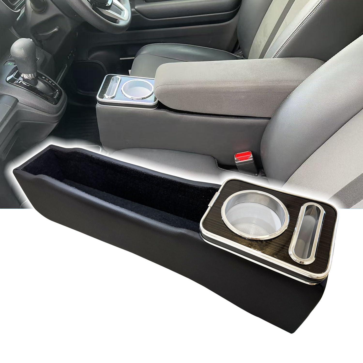 N-Wagon/N-Wagon Custom JH3/JH4 Dedicated Console Box, Armrest Console, Compatible with N-WGN/N-WGN CUSTOM JH3/JH4, Car Interior Storage Box, N-Wagon Custom Parts, Car Specific Design, Large basic
